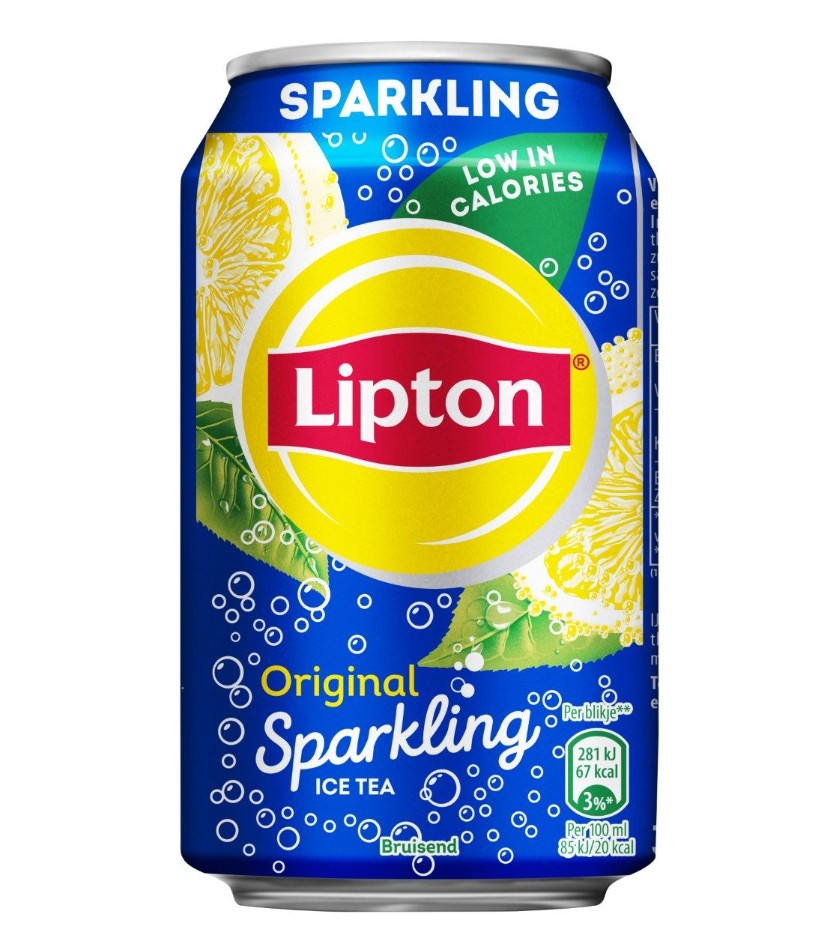 Lipton Ice Tea Sparkling Blik 24x33cl
